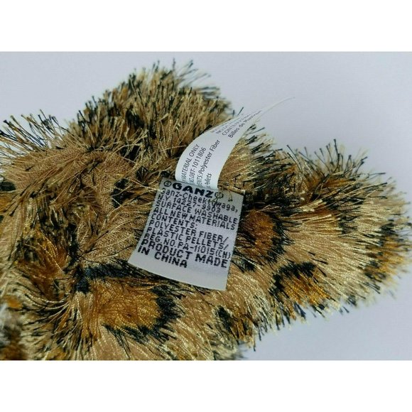 Ganz Webkinz Leopard Plush 9" HM031 No Code Spotted Stuffed Animal Toy - Picture 10 of 11